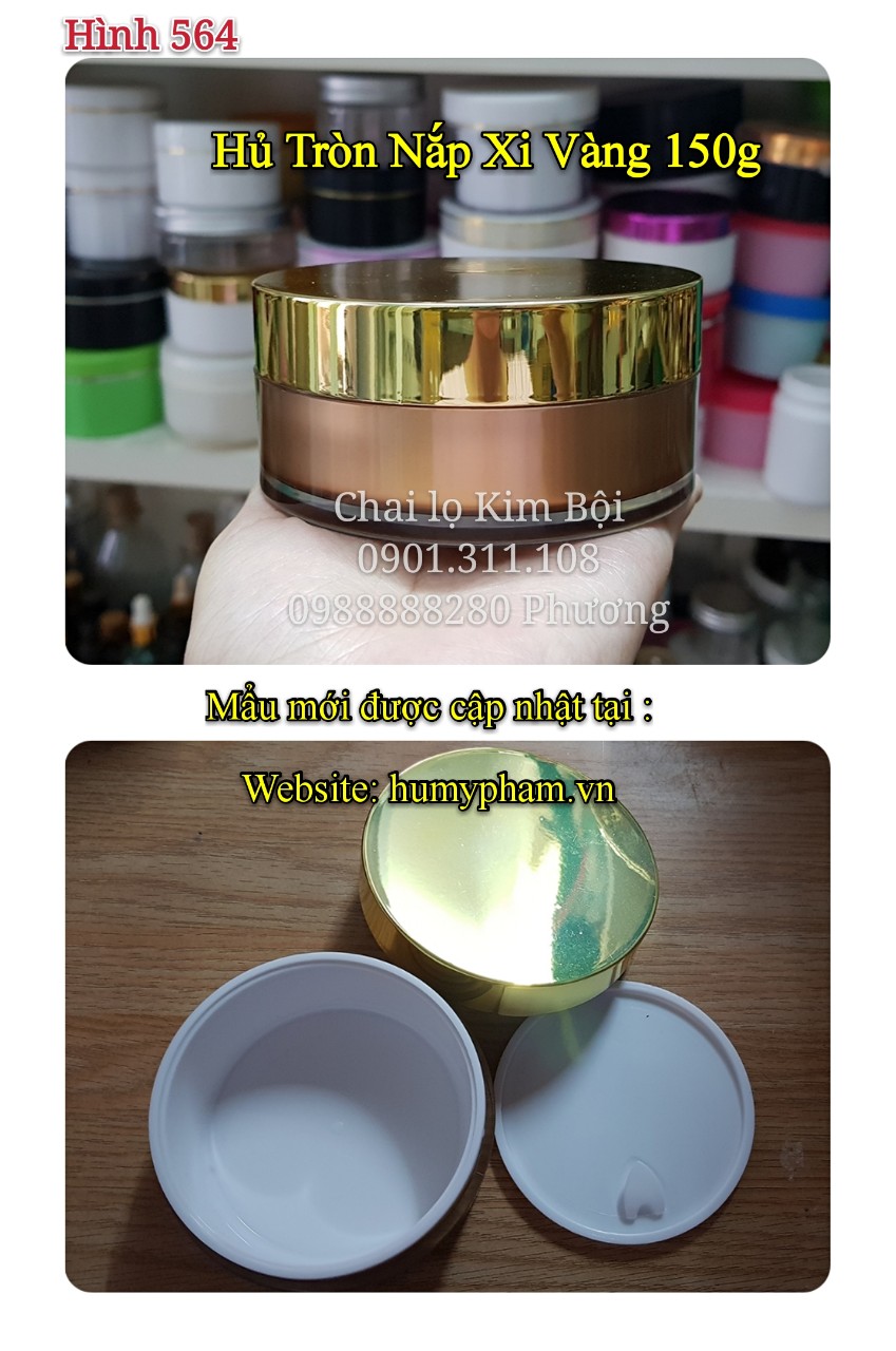 hủ đựng kem 150g cao cấp